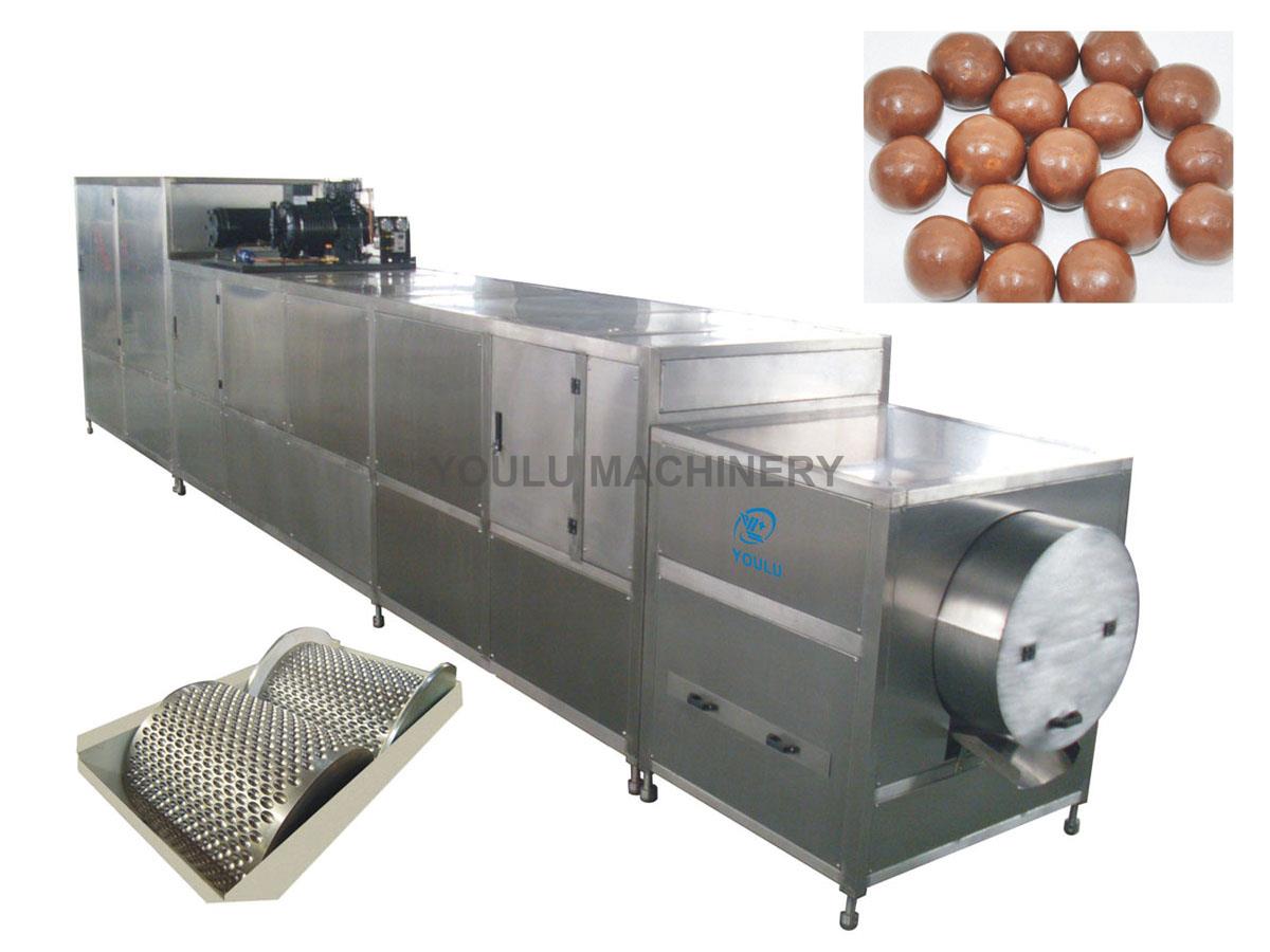 Machine de formage de rouleaux de grains de chocolat